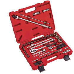 Clarke PRO394 90 Piece Tool Kit With Cantilever Toolbox 1700800 